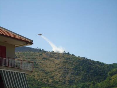 Calvi Risorta: Incendi boschivi, tornano i piromani I roghi dolosi sulle colline tra la  frazione di Zuni e Visciano 