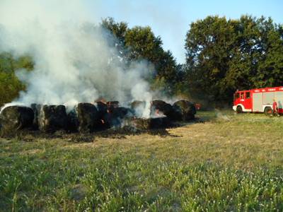 Calvi Risorta: In fiamme balle di fieno, il fuoco arriva vicino la villa Cotecchia: vigili del fuoco a lavoro per otto ore