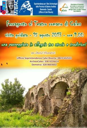 Calvi Risorta: FERRAGOSTO AL TEATRO ROMANO DI CALES