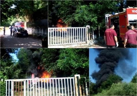 Calvi Risorta: Rogo di pneumatici lungo la statale Casilina, momenti di paura in citt 