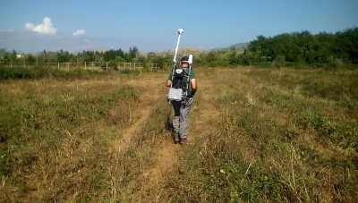 Calvi Risorta: Area ex Pozzi, Corpo forestale alla ricerca di rifiuti interrati tramite l'impiego di un magnetometro