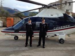 "Continua l'intervento dei carabinieri caleni sui cieli di Calvi Risorta"